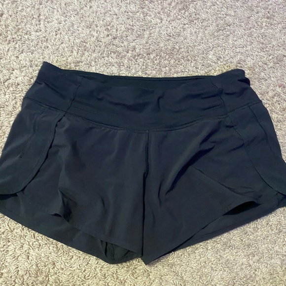 lululemon athletica Pants - lululemon speed up 4” black shorts size 8
